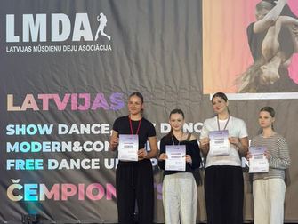 Latvijas Show Dance, Jazz Dance, Modern & Contemporary, Ballet, Free Dance un Improvisation čempionāts