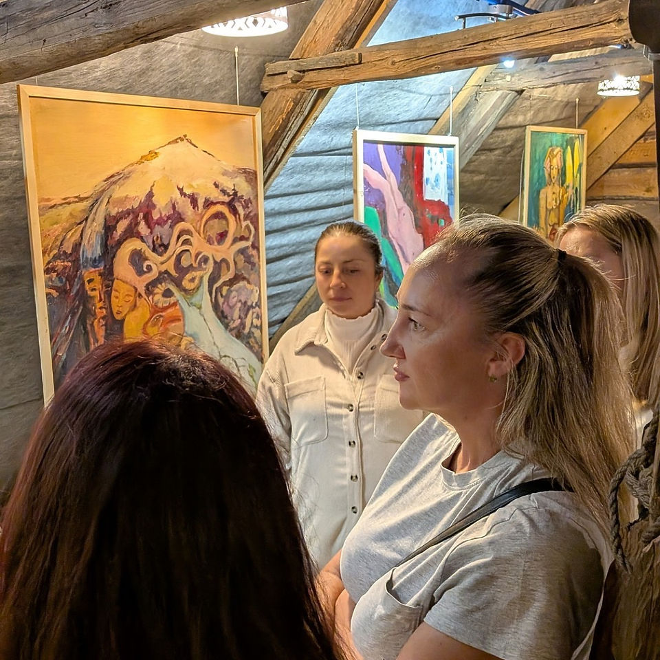 Visita dei partecipanti al Remecrad alla Dzika Galeria