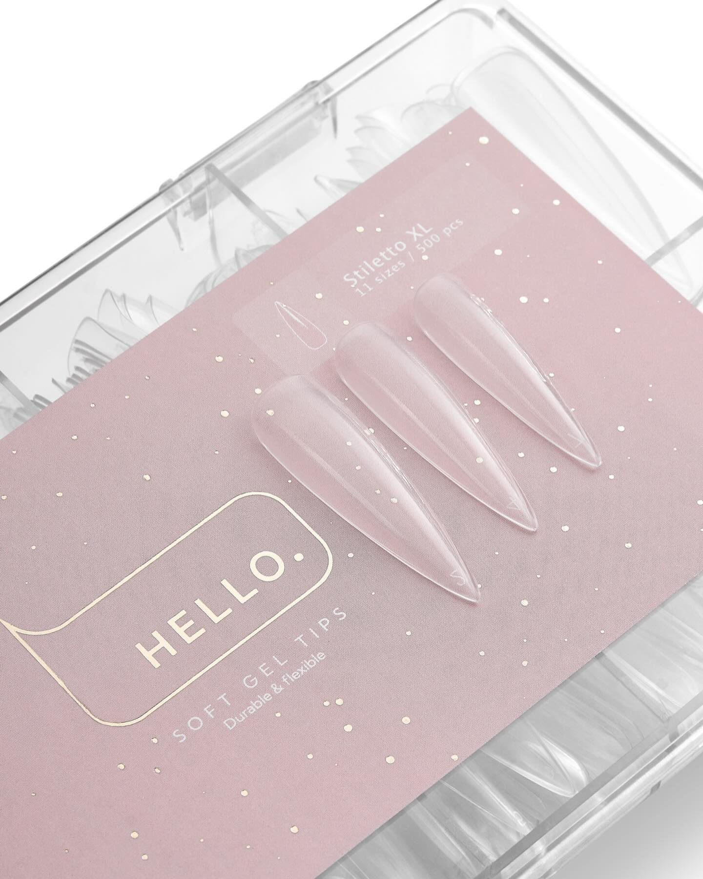 HELLO Gel Tips - Stiletto XL