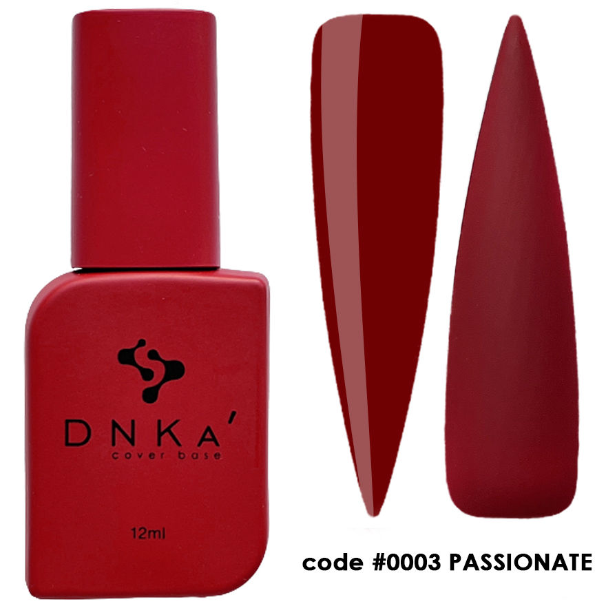DNKa Rubber Base French (cover) -12 ml #0003 Passionate