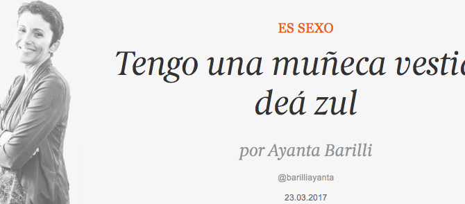 Tengo una muñeca vestidá deá zul