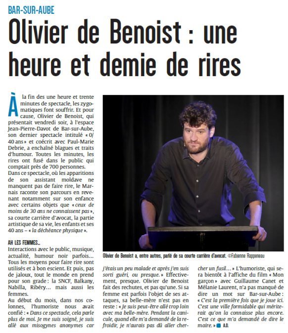 L'Est Eclair 29.01.17