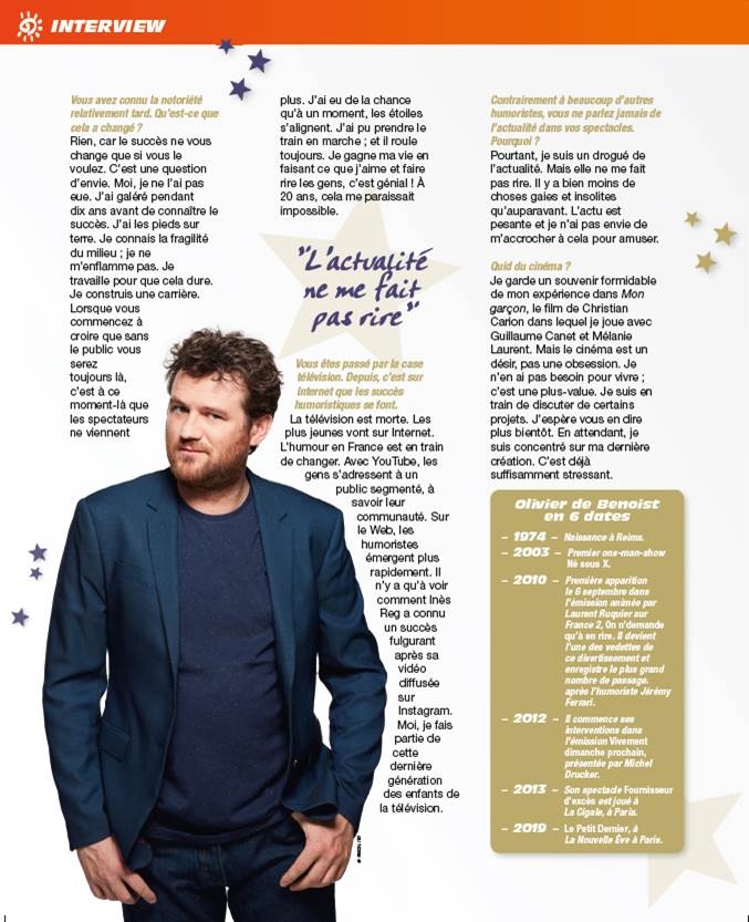 Olivier De Benoist Le Petit Dernier Avis Gratuit Youtube Humoriste Olivier De Benoist | Blaguesus