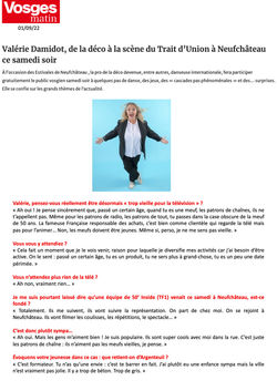 Vosges Matin p1/2 - 01 09 22