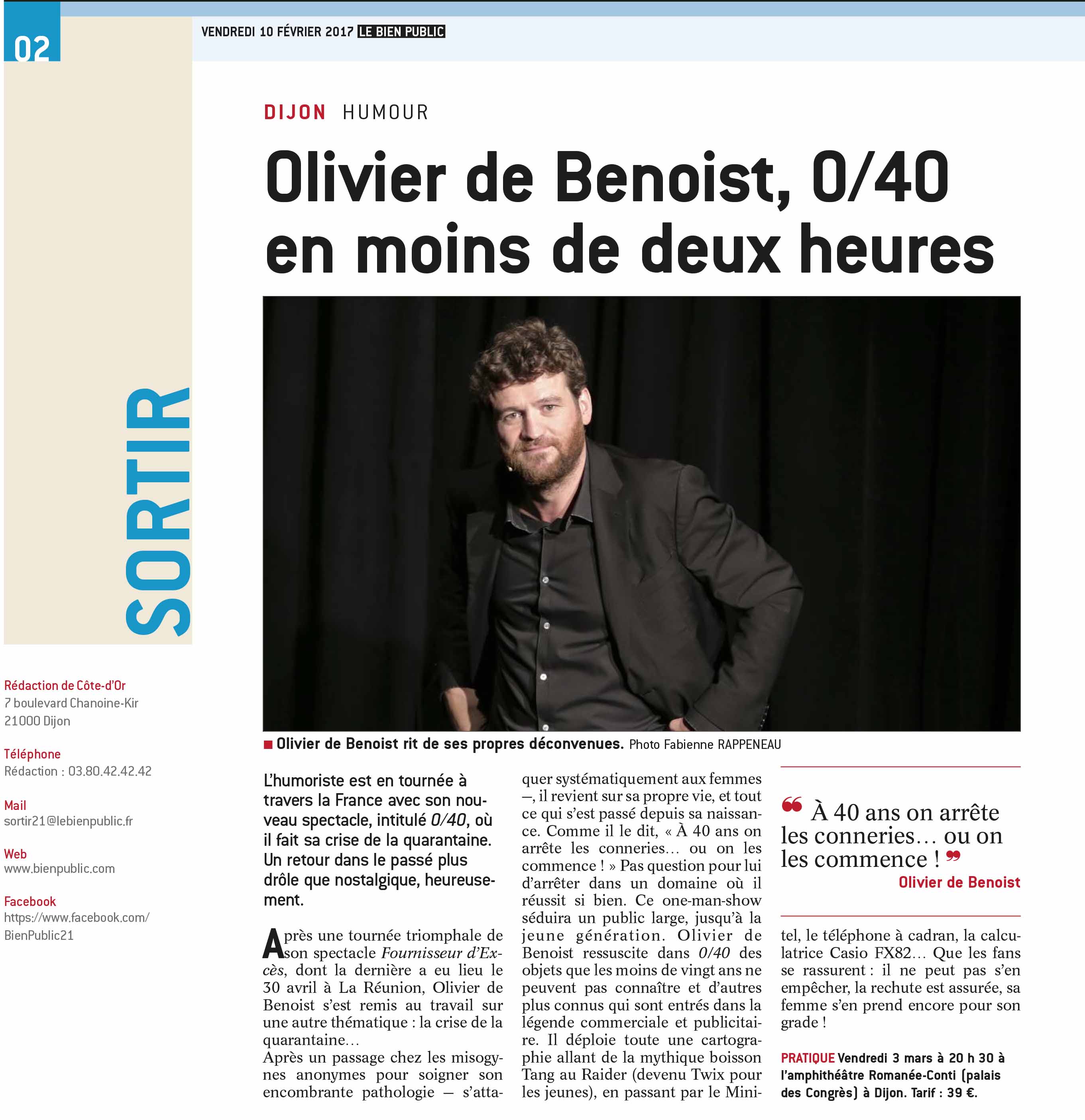 Le Bien Public Sortir 10.02.17