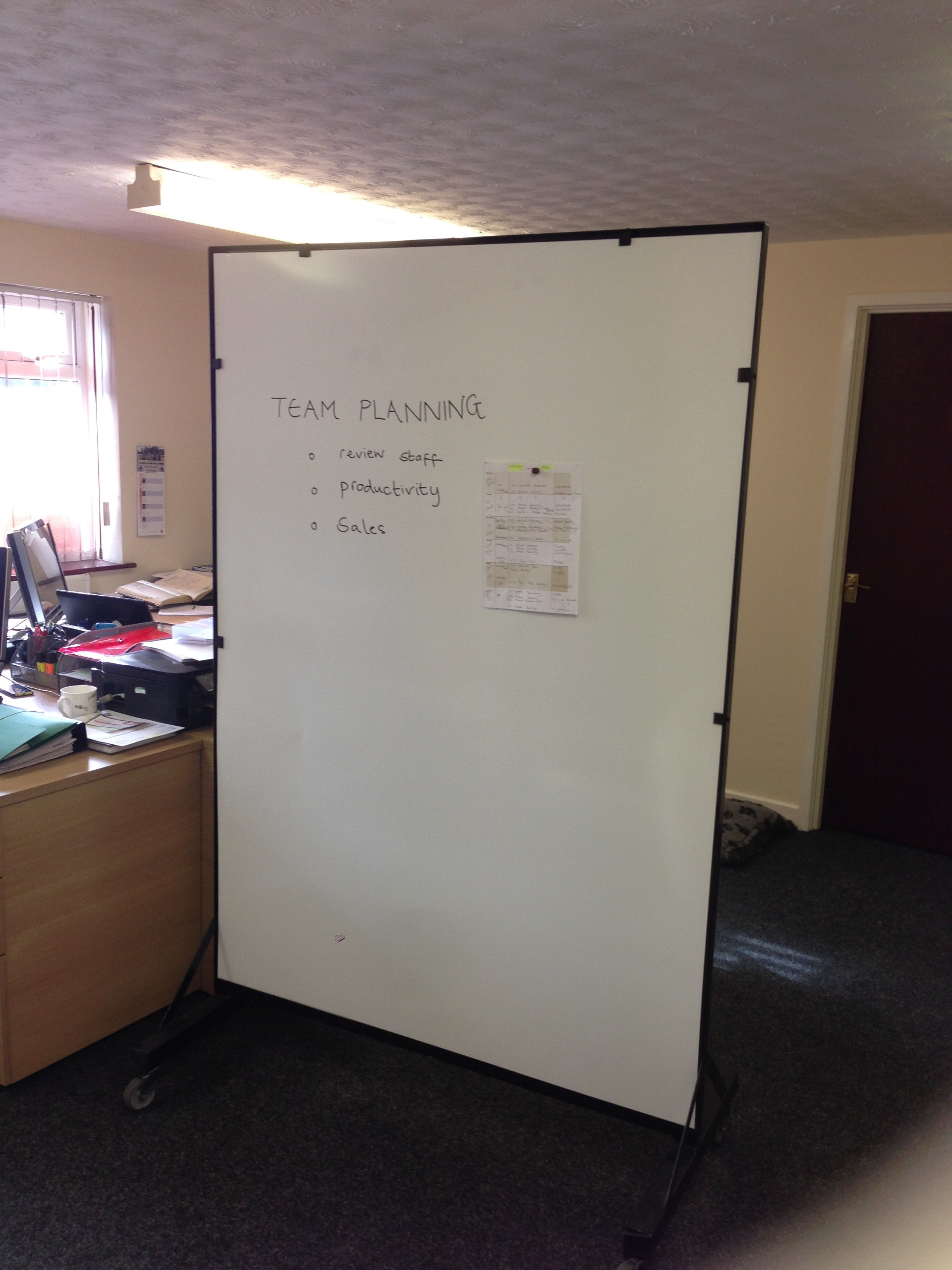 Portable Mirror Magnetic Whiteboard