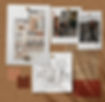 Mood Board flatlay. Cavalier and Company owners, Joshua Jones and Chris Junkerman. Cavalier and Company is a Chicago based design firm specializing in interior design and renovations, wedding and event planning, experiential marketing, and seasonal installations. We are interior designers, event planners, designers, graphic designers, fabricators, and artists.