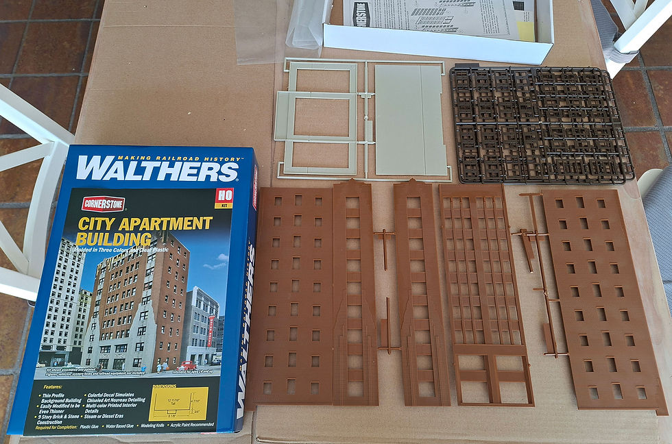 H0 Cornerstones Bausatz 933-3770 City Apartment Building von Walthers