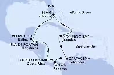 HELLÓ PANAMA - MSC Poesia csoportos hajóút magyar idegenvezetővel | HJTD - HAJÓUTAD