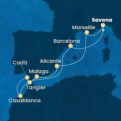 HELLÓ MAROKKÓ! - Costa Diadema csoportos hajóút magyar idegenvezetővel | HJTD - HAJÓUTAD