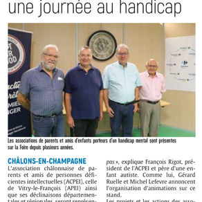 La foire consacre une journée au handicap