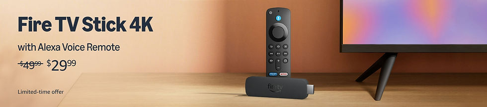 Amazon Fire TV Stick 4K Limited time deal 40% OFF!