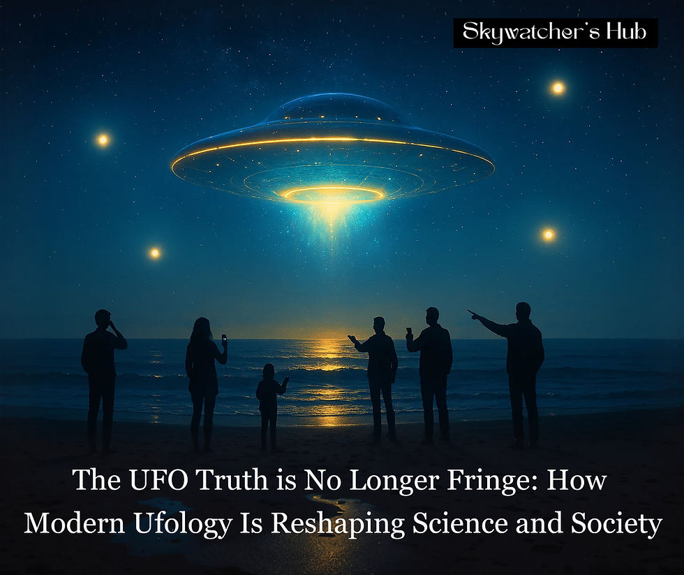 ufo over water with people watching