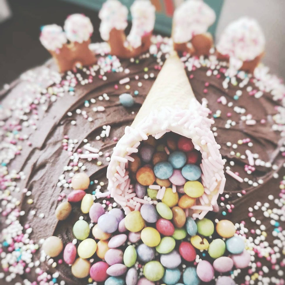 Kuchen, Einschulung, Einschulung-Kuchen, bunter Kuchen, Kuchen für Kinder, Schultüten-Kuchen, Deko Einschulung, Schulkind