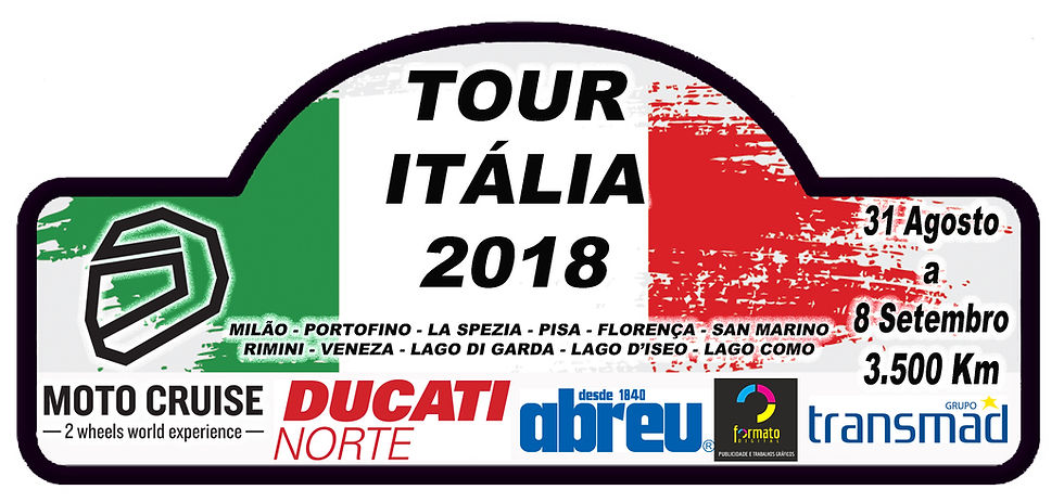Autocolante Tour Italia 2018