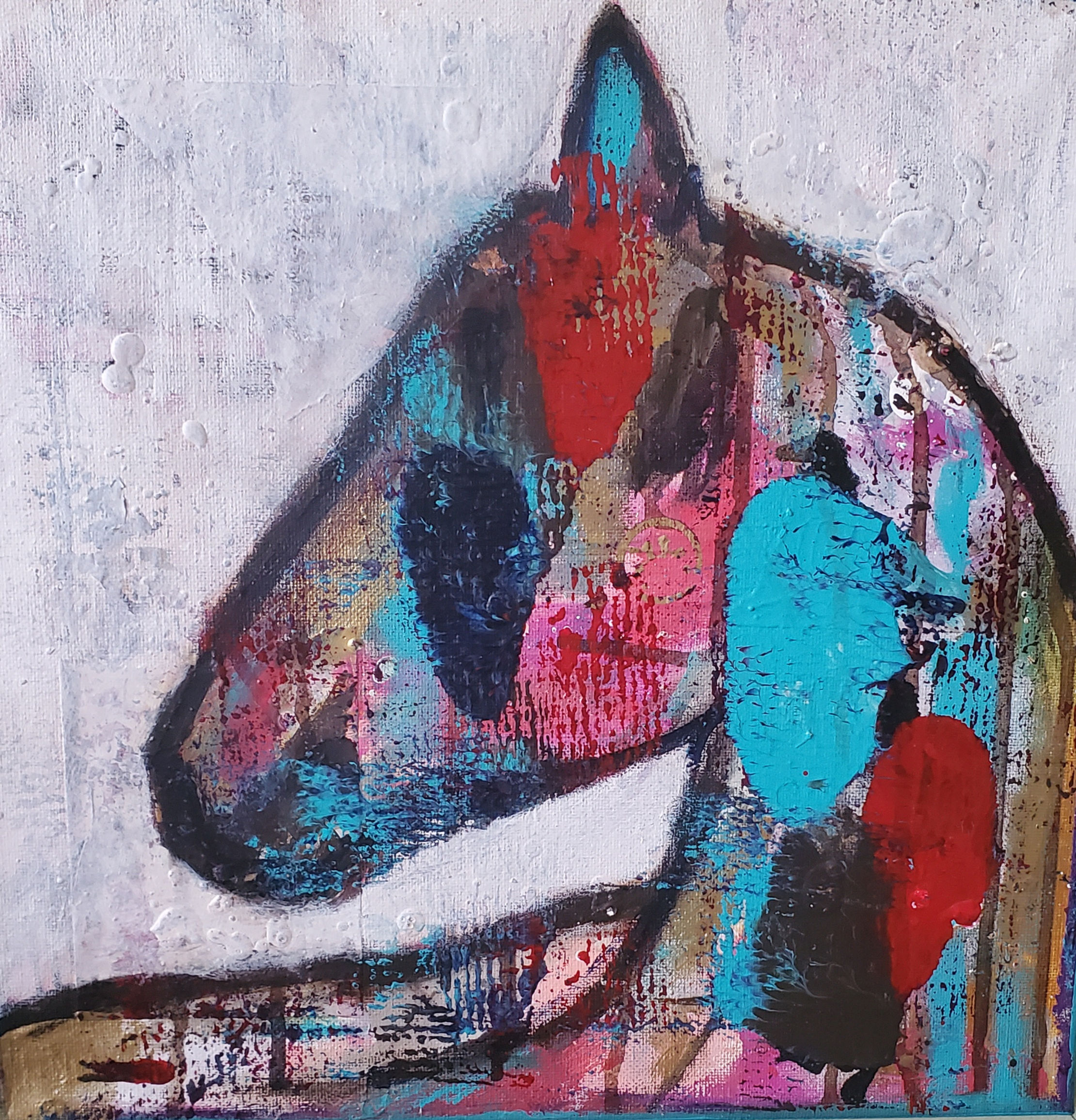 Blue-Acrylic on canvas