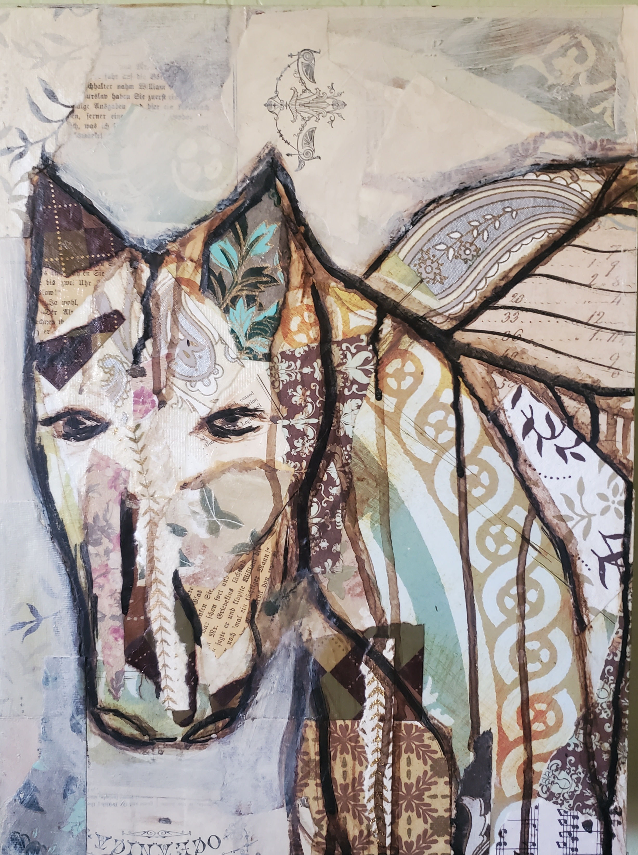 Duke-Signed and Matted Archival Ink Print