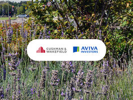 Floral bush with logos