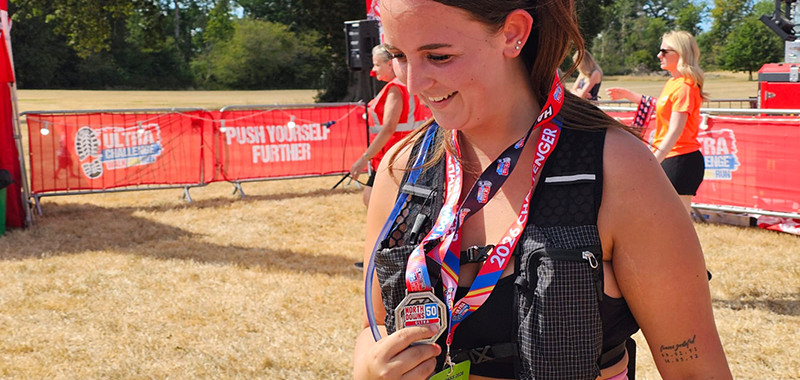 Team IPM at the finish line of the North Downs Ultra Challenge