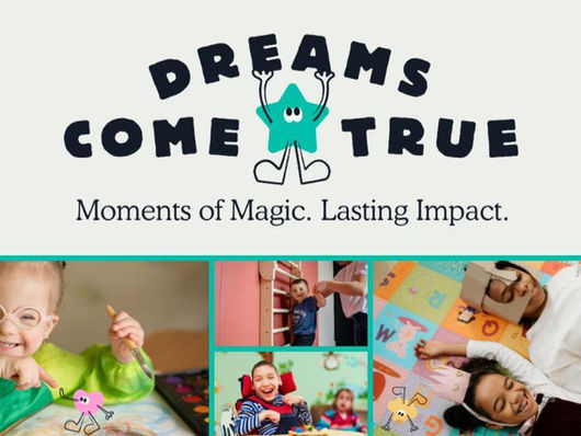Dreams Come True logo with children playing