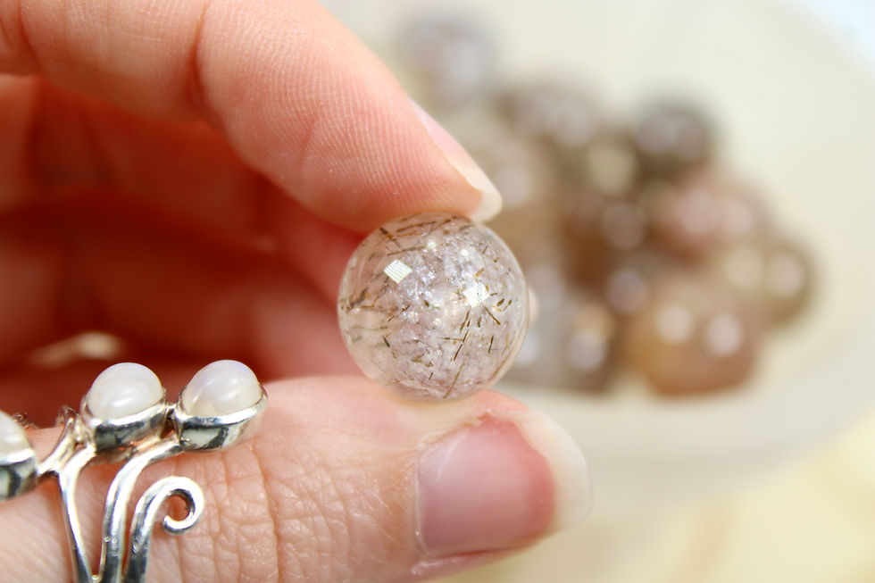 Thumbnail: Melody Stone Super Seven sphere - Super Rare
