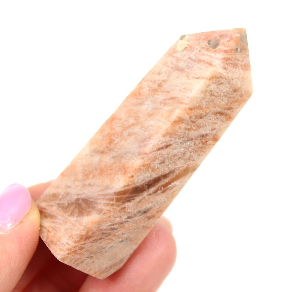 Thumbnail: High Grade Arusha Sunstone Rainbow Point