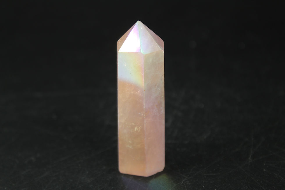 Thumbnail: Aura Rose Quartz Point