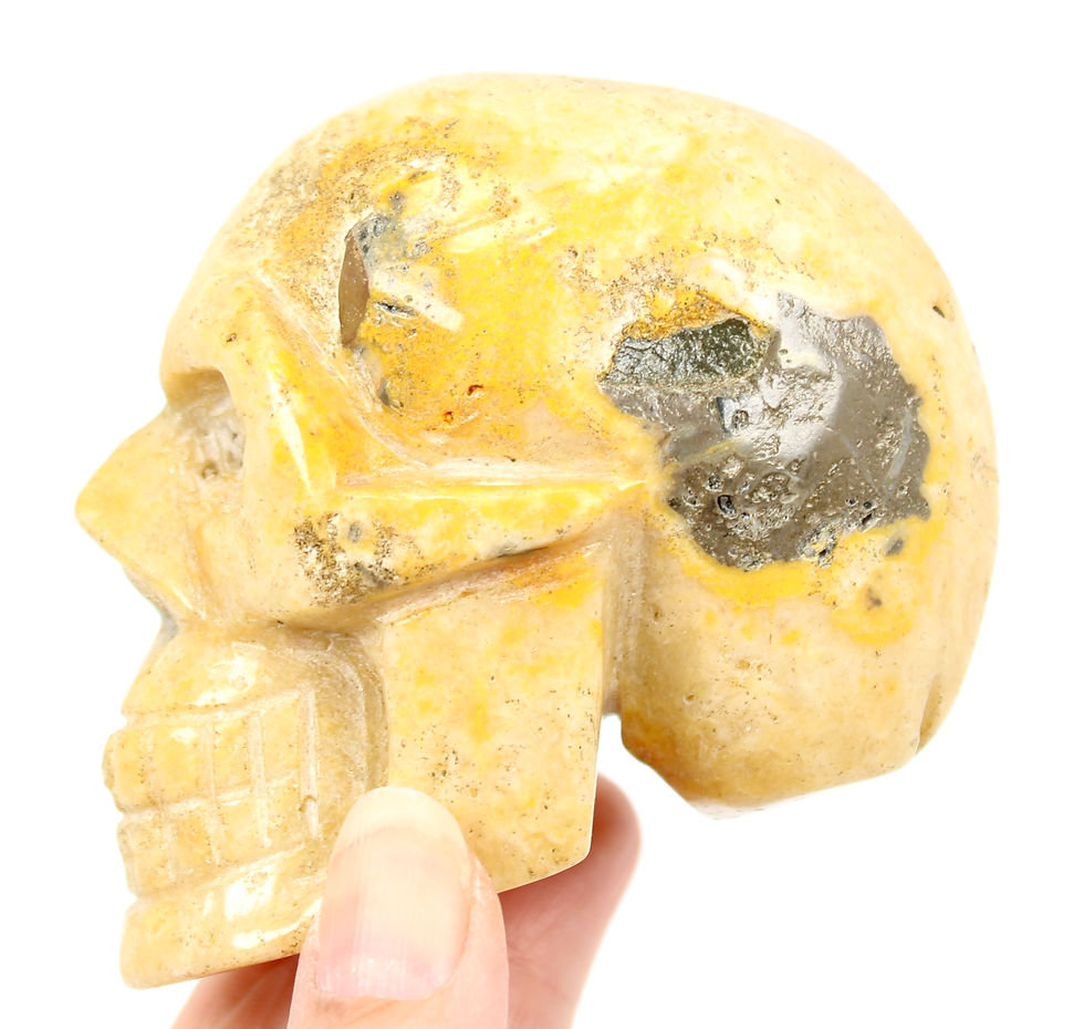 Thumbnail: Bumblebee Jasper Crystal Skull