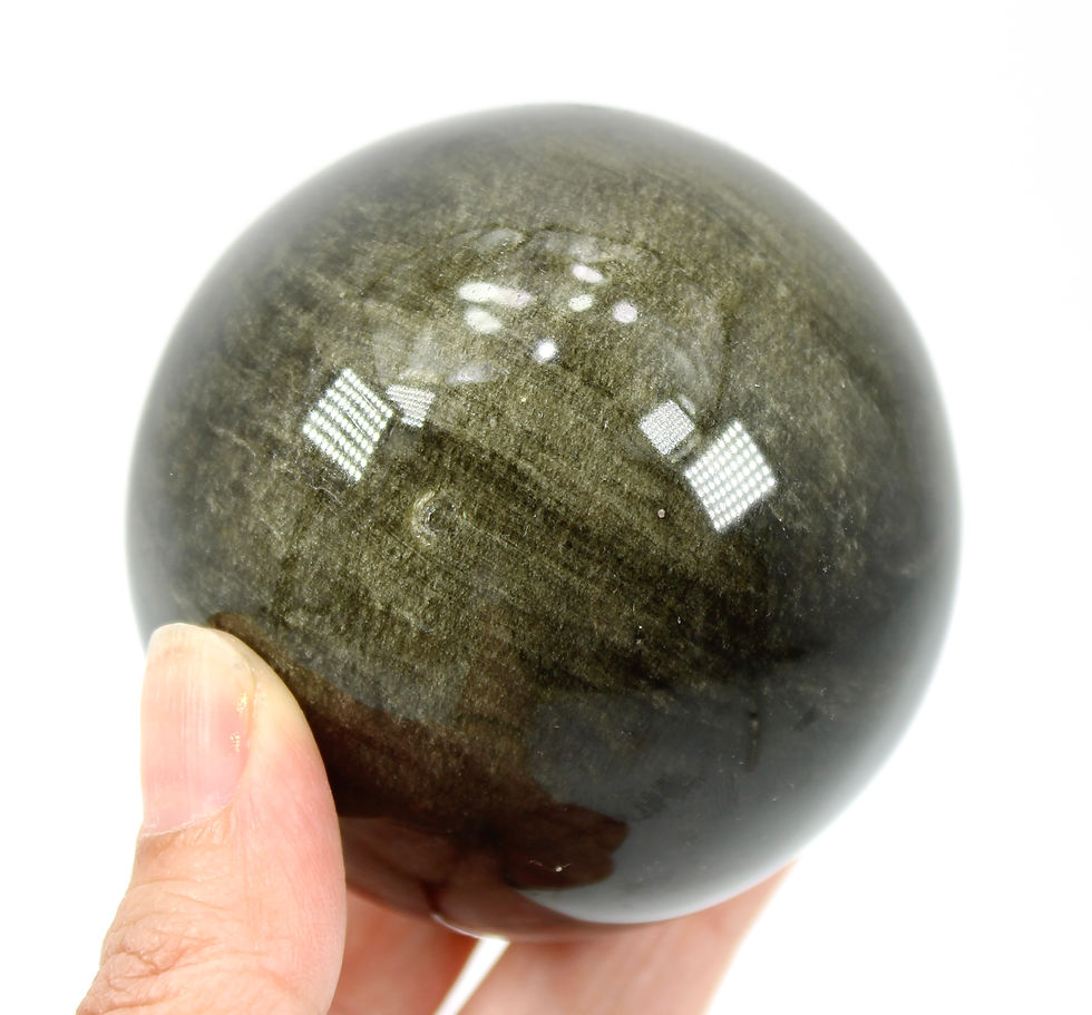 Thumbnail: Gold Sheen Obsidian Sphere