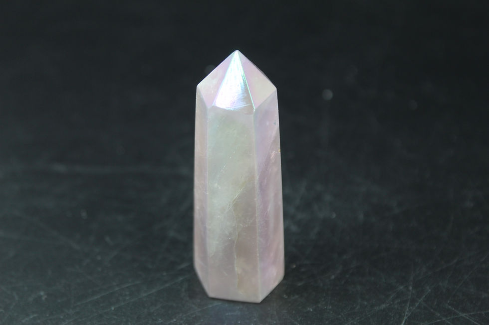 Thumbnail: Aura Rose Quartz Point