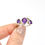 Thumbnail: Amethyst 925 Sterling Silver Handmade Ring Size 0/7