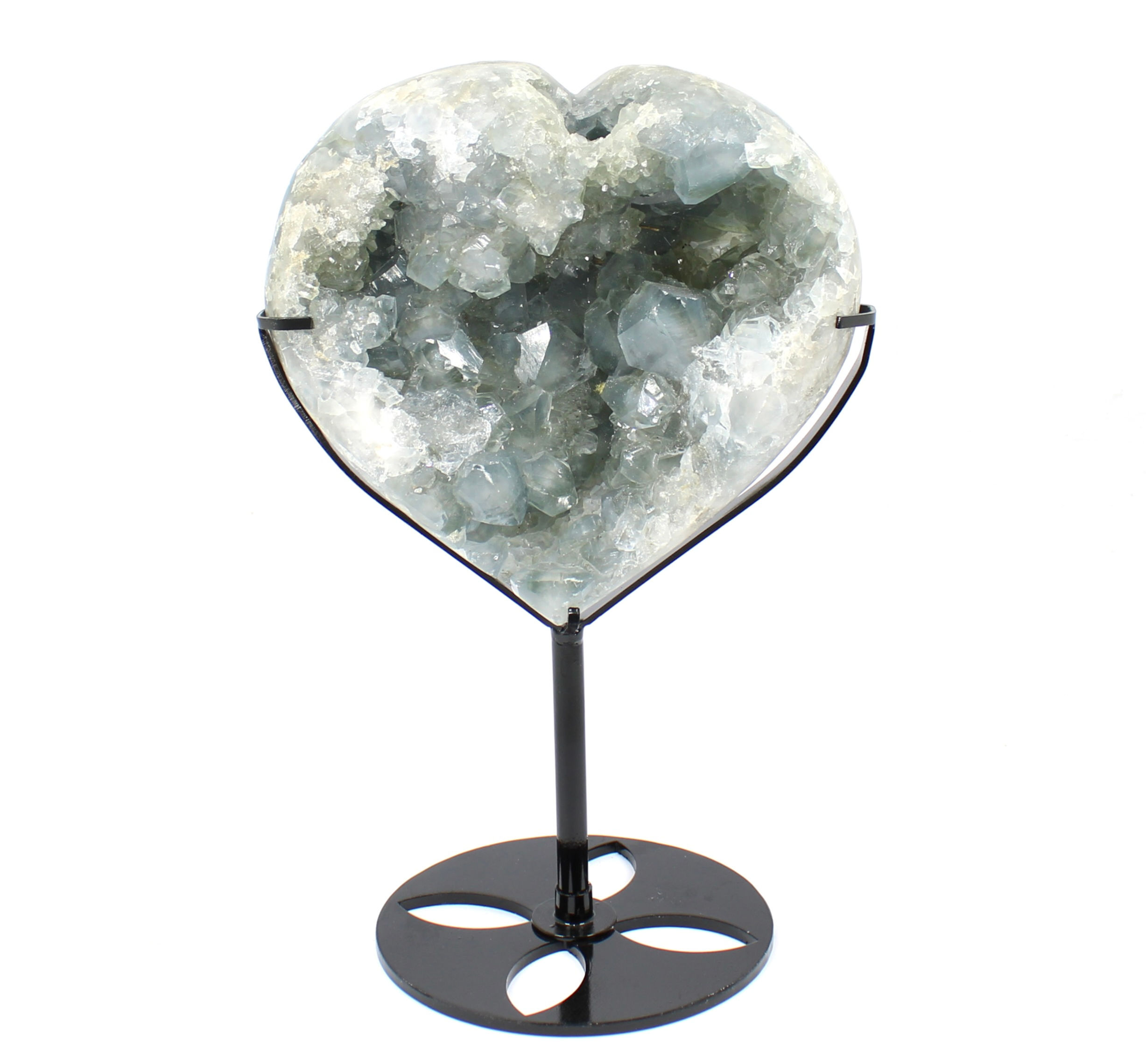 Celestite Crystal Heart