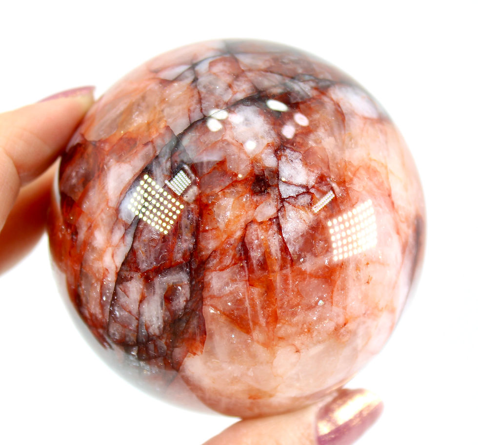 Thumbnail: Fire Quartz Sphere