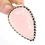 Thumbnail: Rose Quartz 925 Sterling Silver Plated Pendant