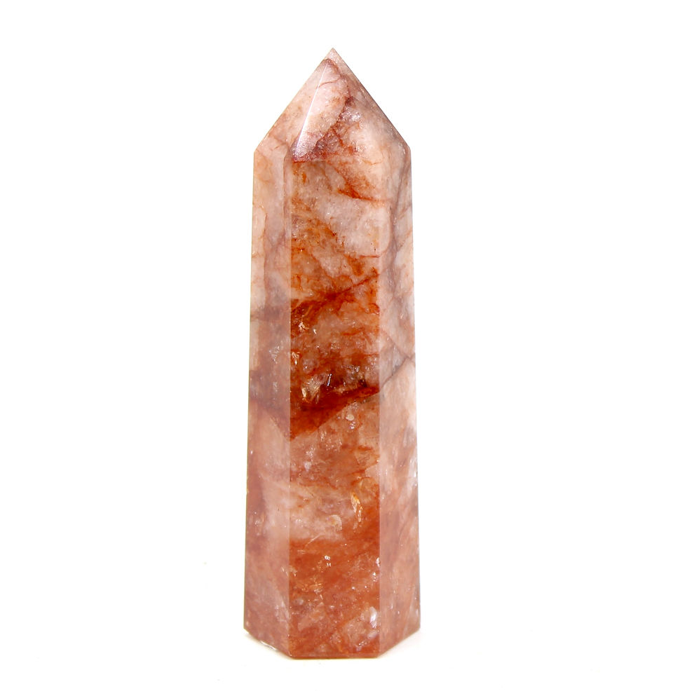 Thumbnail: Fire Quartz Rainbow Crystal Point