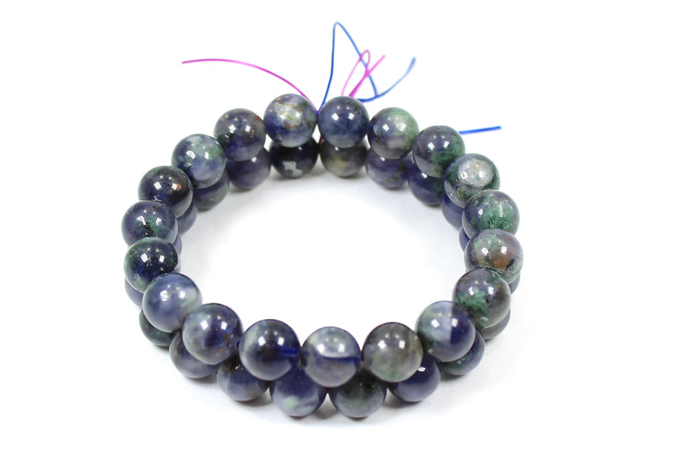High Grade Iolite bead Bracelets 10mm