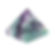 Rainbow Fluorite Pyramid
