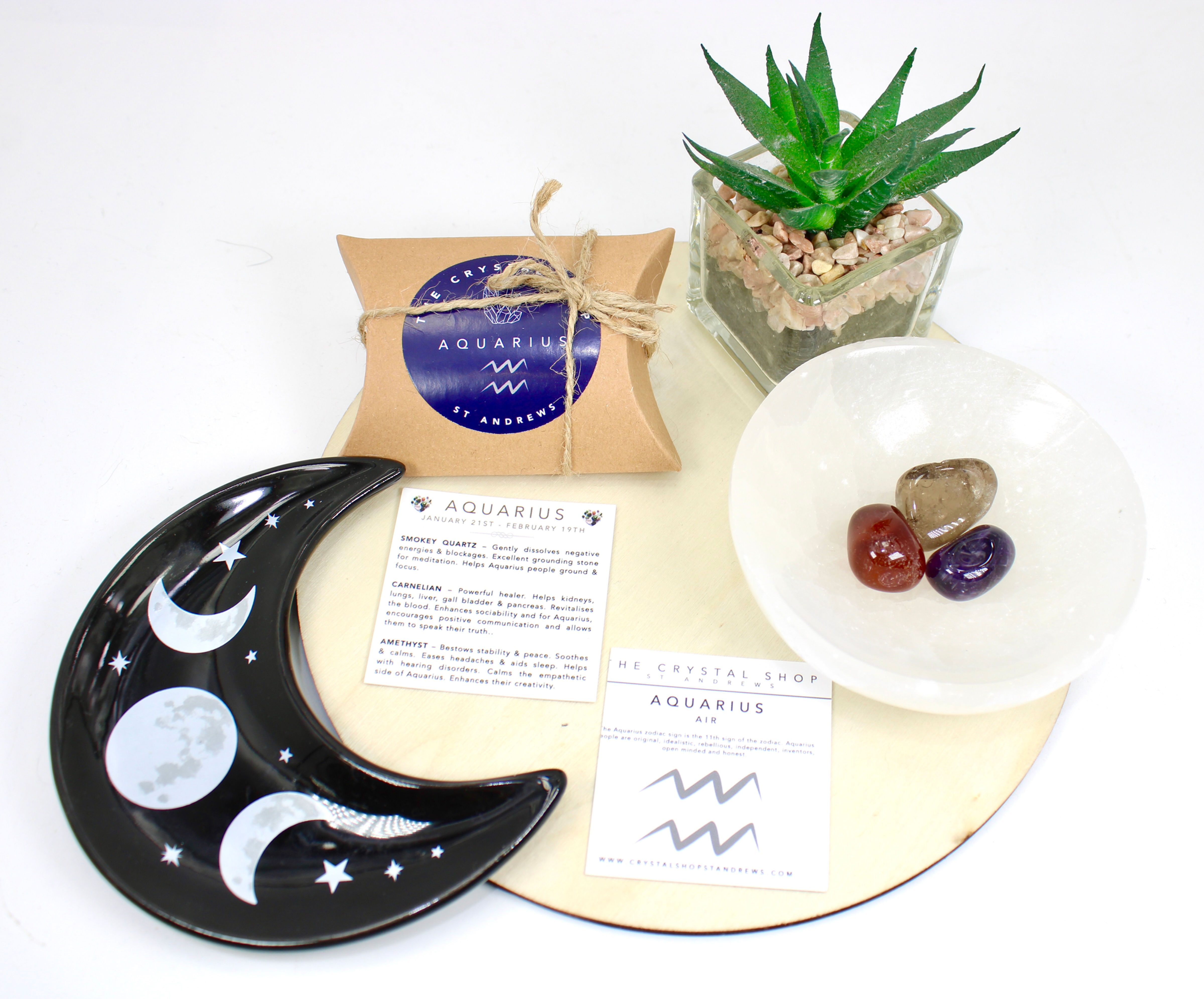 Aquarius - Wee Box of Aquarius Zodiac Crystals