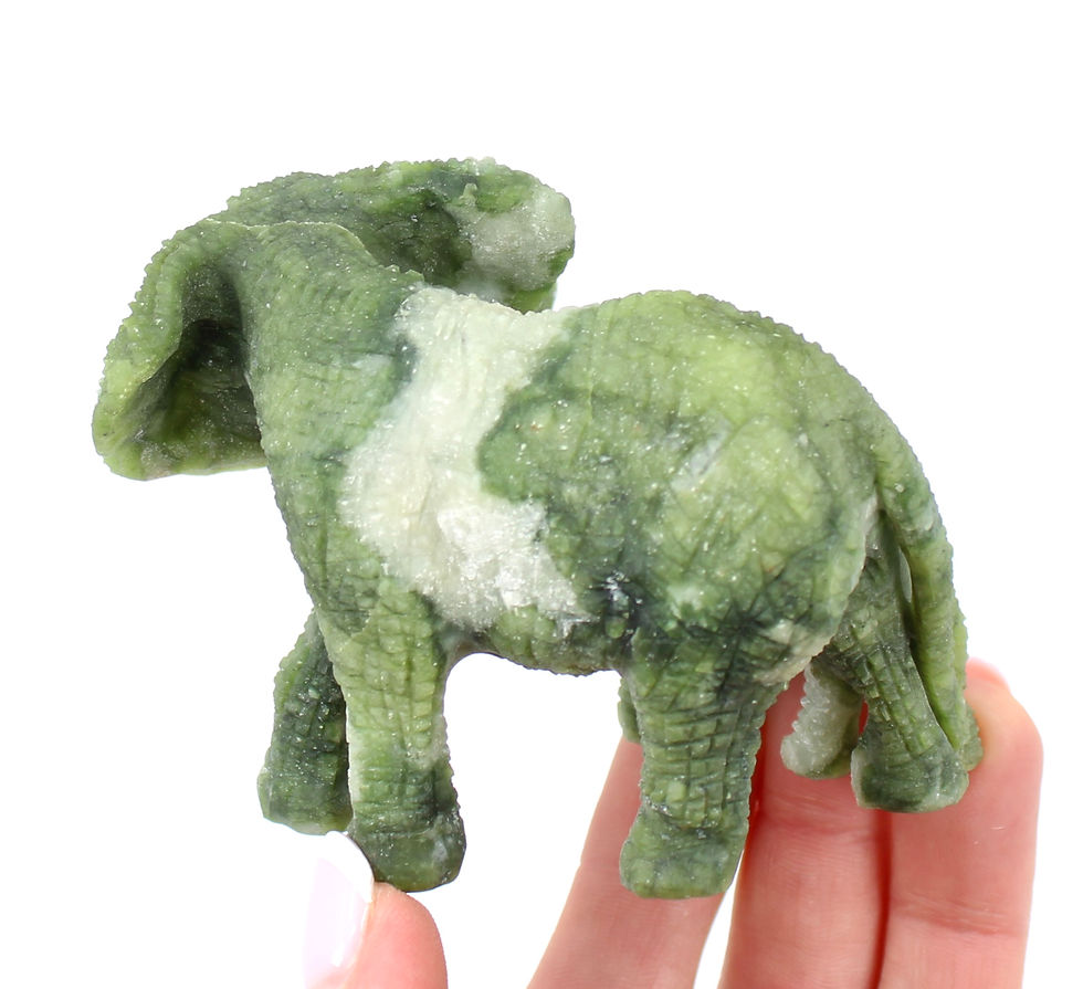 Thumbnail: Serpentine Elephant Carving