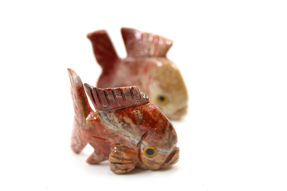 Thumbnail: Scottish Jasper Fish Carving