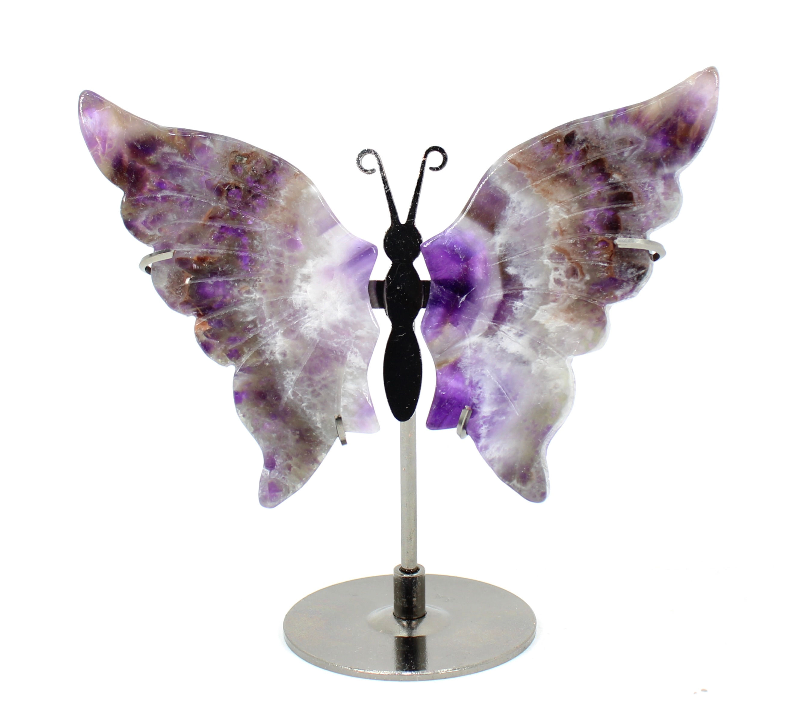 Chevron Amethyst Butterfly Wings