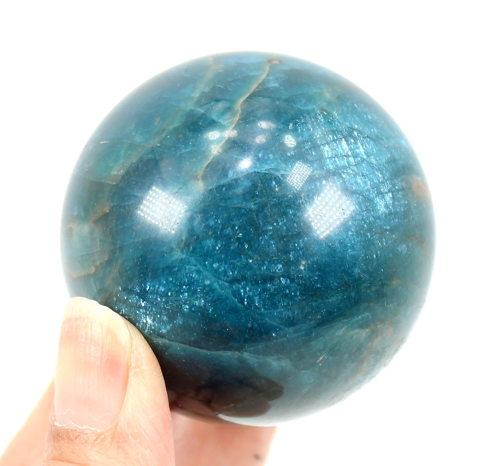 Thumbnail: Blue Apatite Polished Sphere