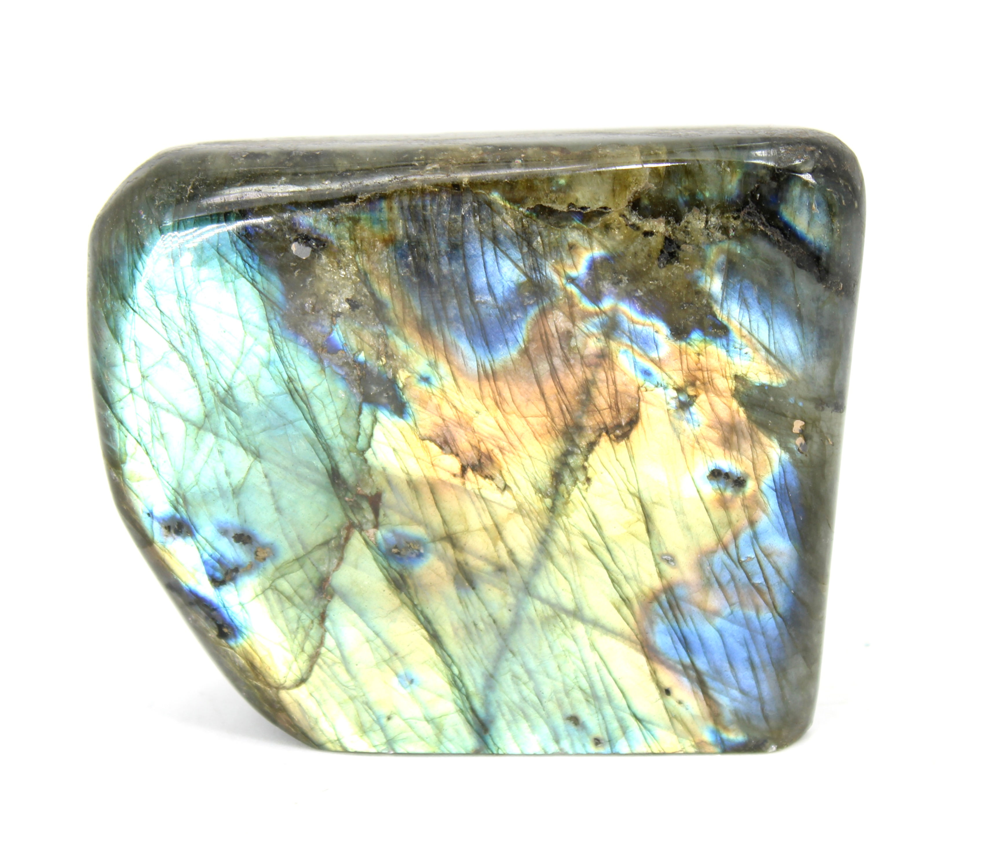 Labradorite Blue and Gold Flash Freeform