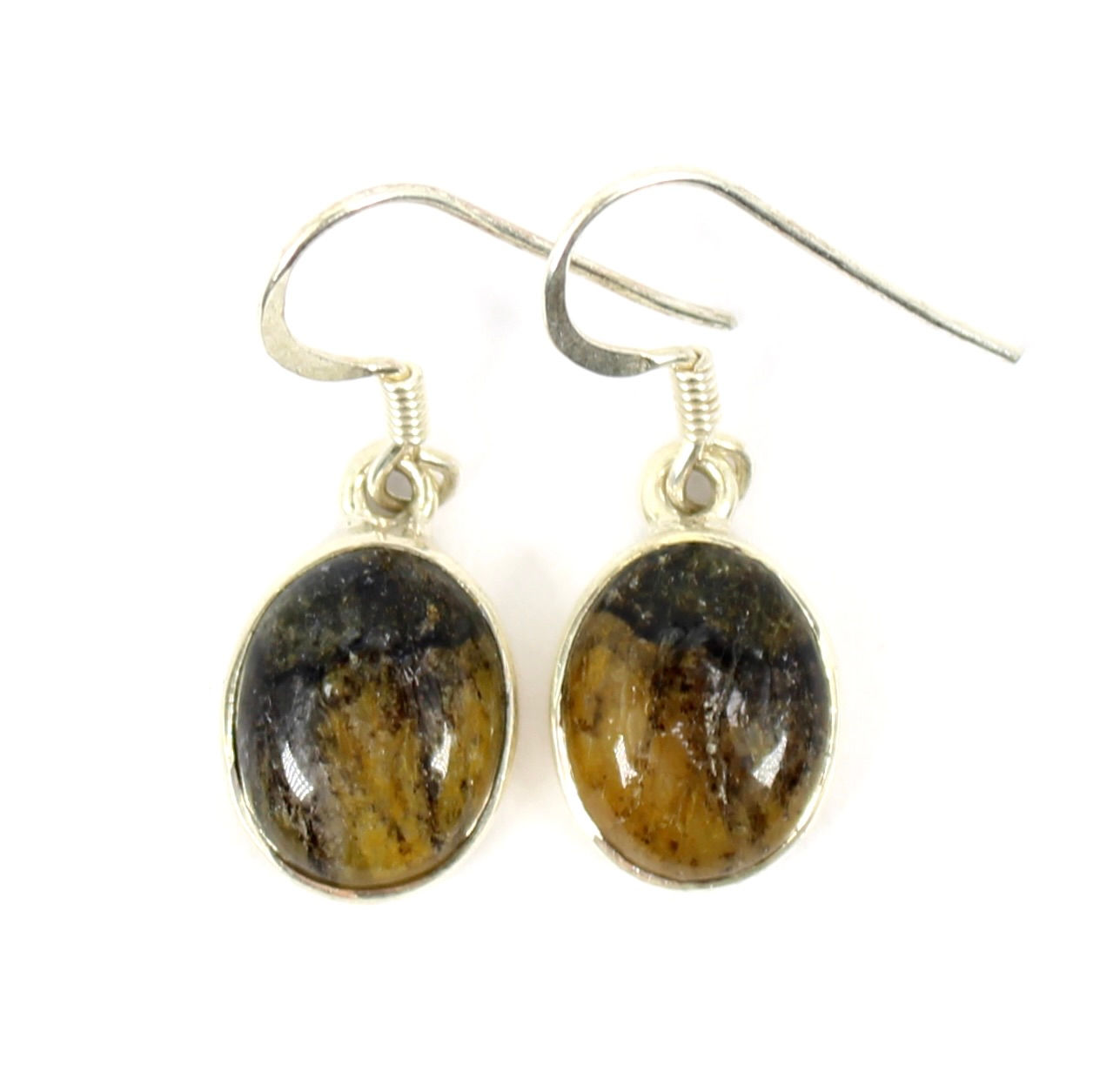 Blue John 925 Sterling Silver Earrings