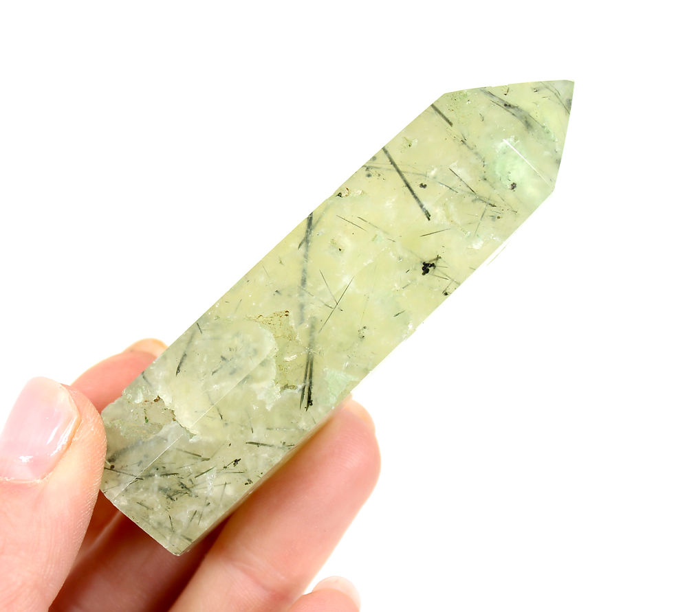 Thumbnail: Prehnite Point with Druzies