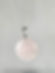 Rose Quartz Circle Pendant