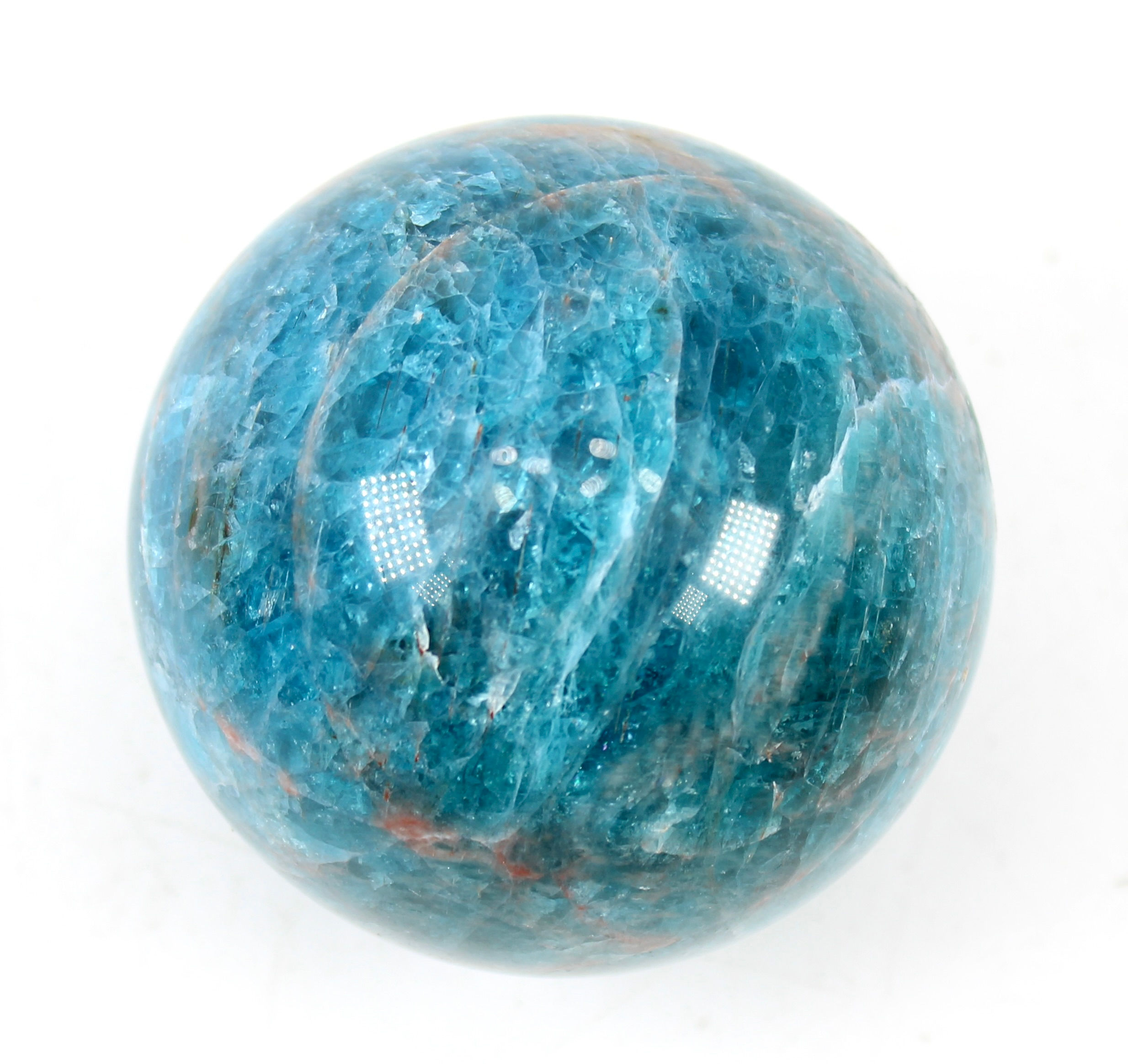 Blue Apatite Sphere