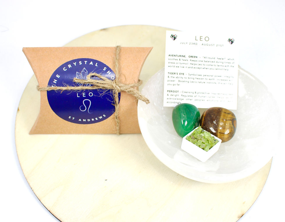 Thumbnail: Leo ~ Wee Box of Leo Zodiac Crystals