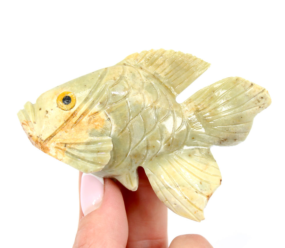 Thumbnail: Scottish Jasper Fish Carving