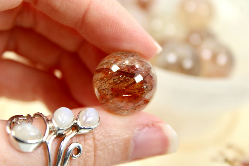 Thumbnail: Melody Stone Super Seven sphere - Super Rare